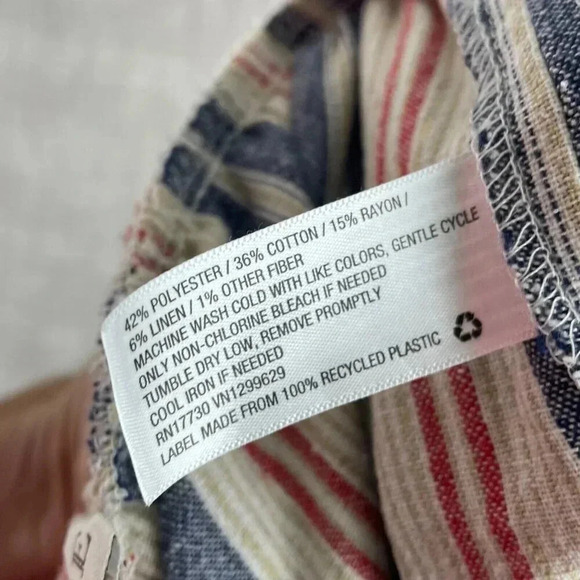 Knox Rose Striped Pants - Blue, Red, Cream - Picture 6 of 10